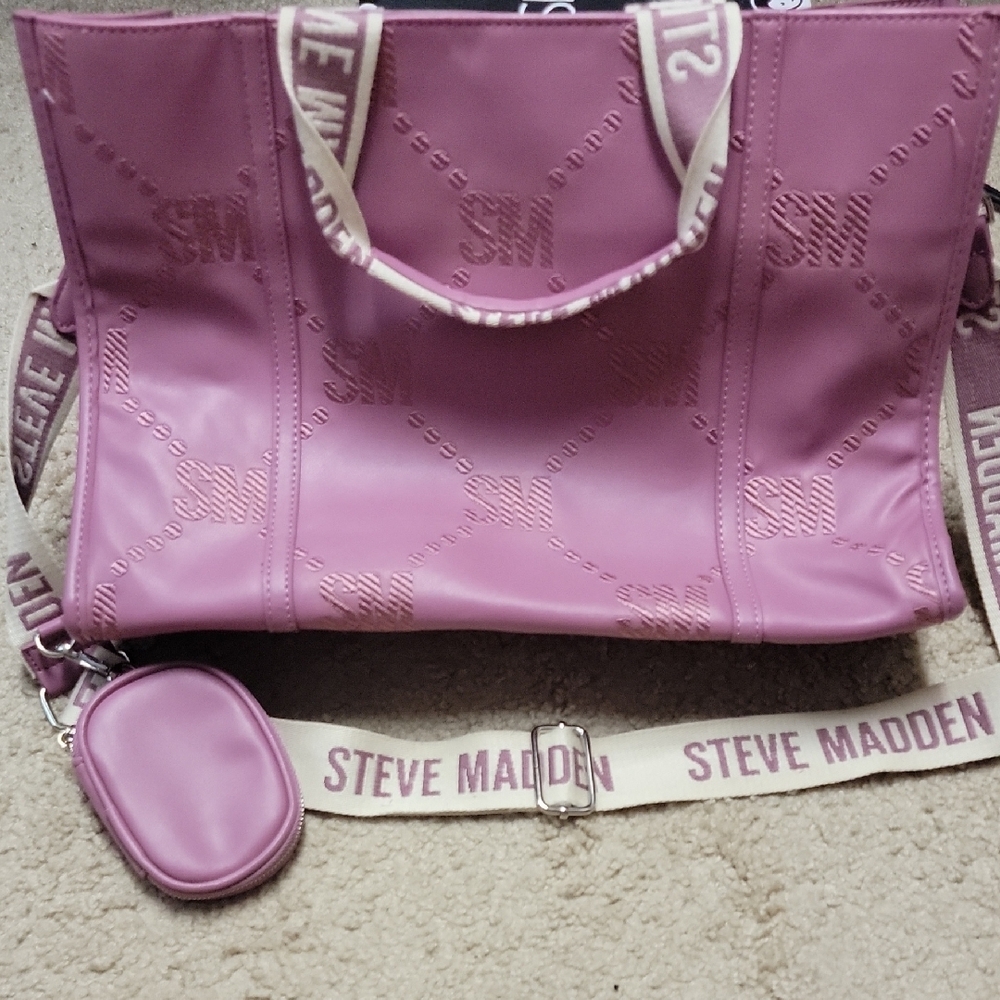 Steve Madden Pink Tote Bag